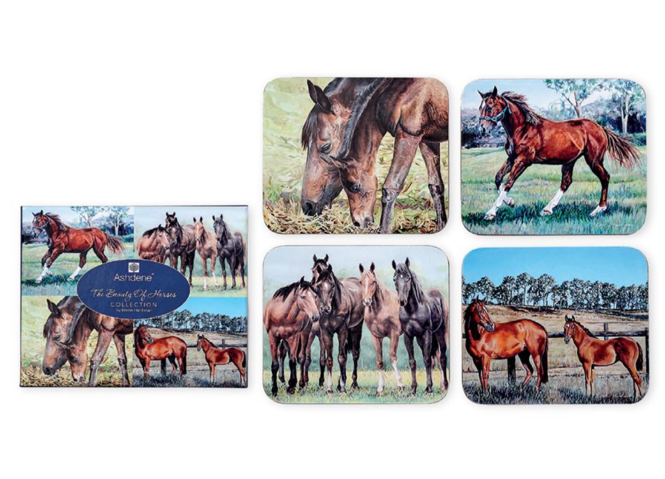 Beauty of Horses 4pk Coasters