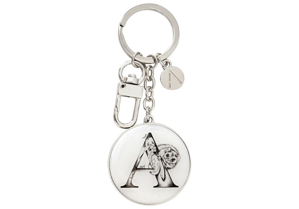Letters of Aus Keyring