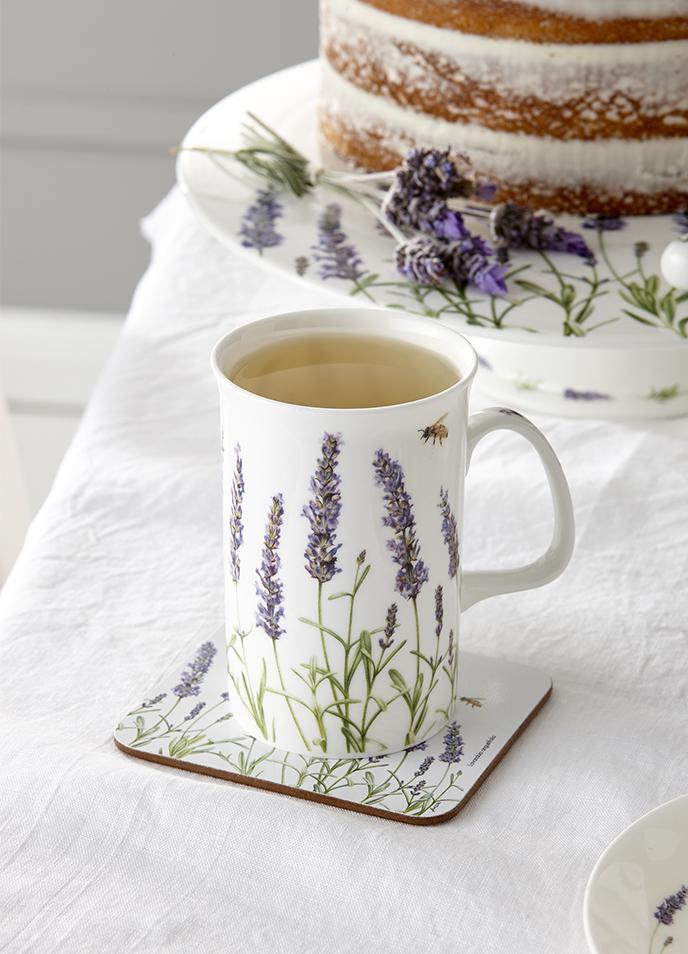Lavender Fields Mug designed by artist Heidi Willis