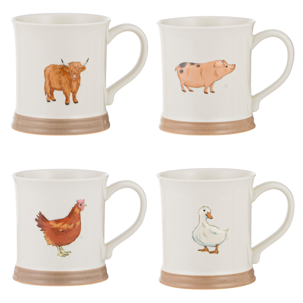 Farm Friends 4pk Assorted Mug