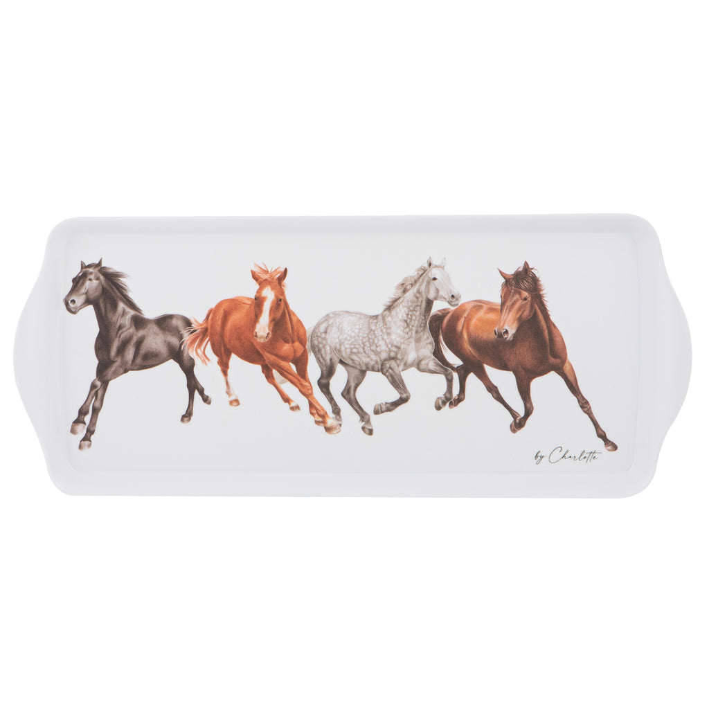 Horses By Charlotte Sandwich Tray