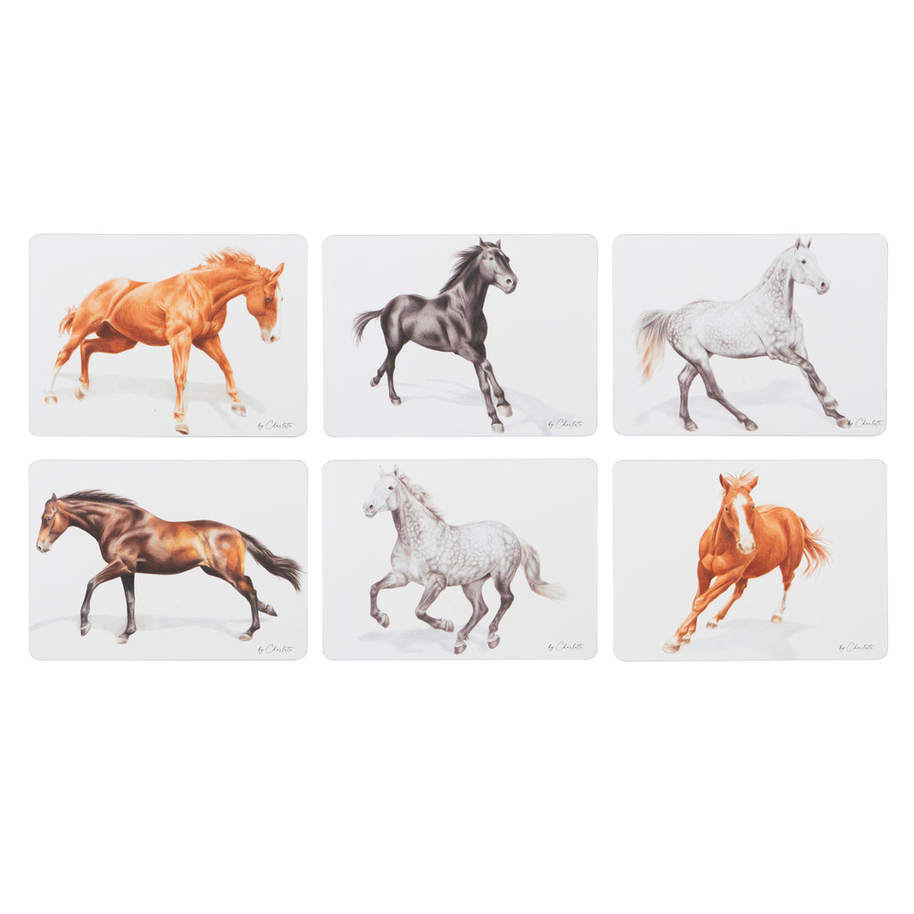 Horses By Charlotte 6pk Placemat