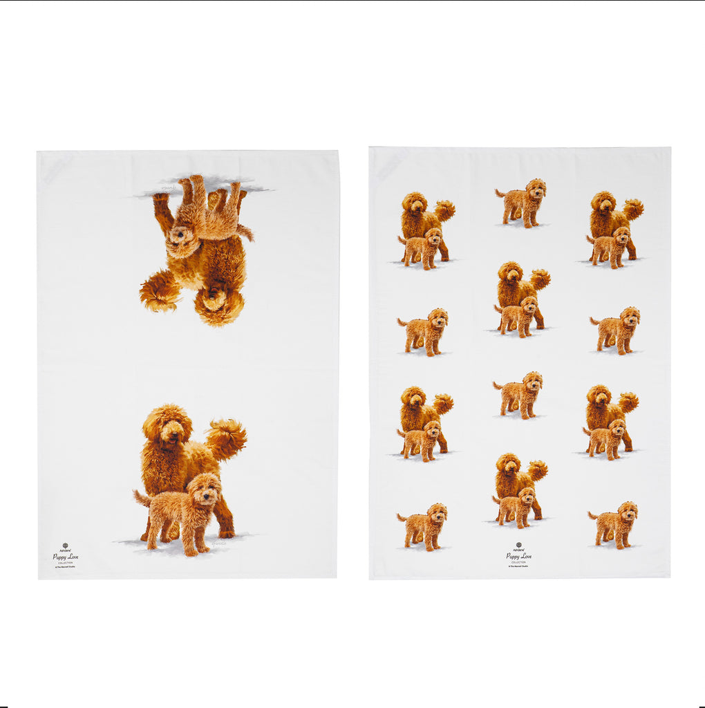 Puppy Love Groodle 2pk Kitchen Towel