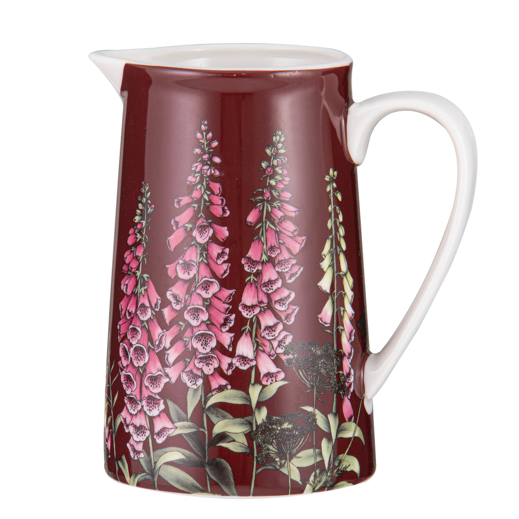 Secret Garden Maroon Jug