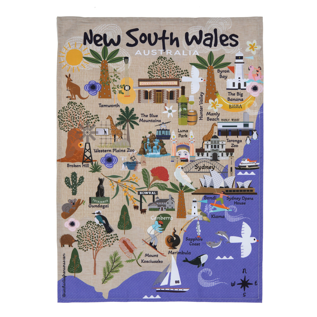 Land Down Under NSW Kitchen Towel