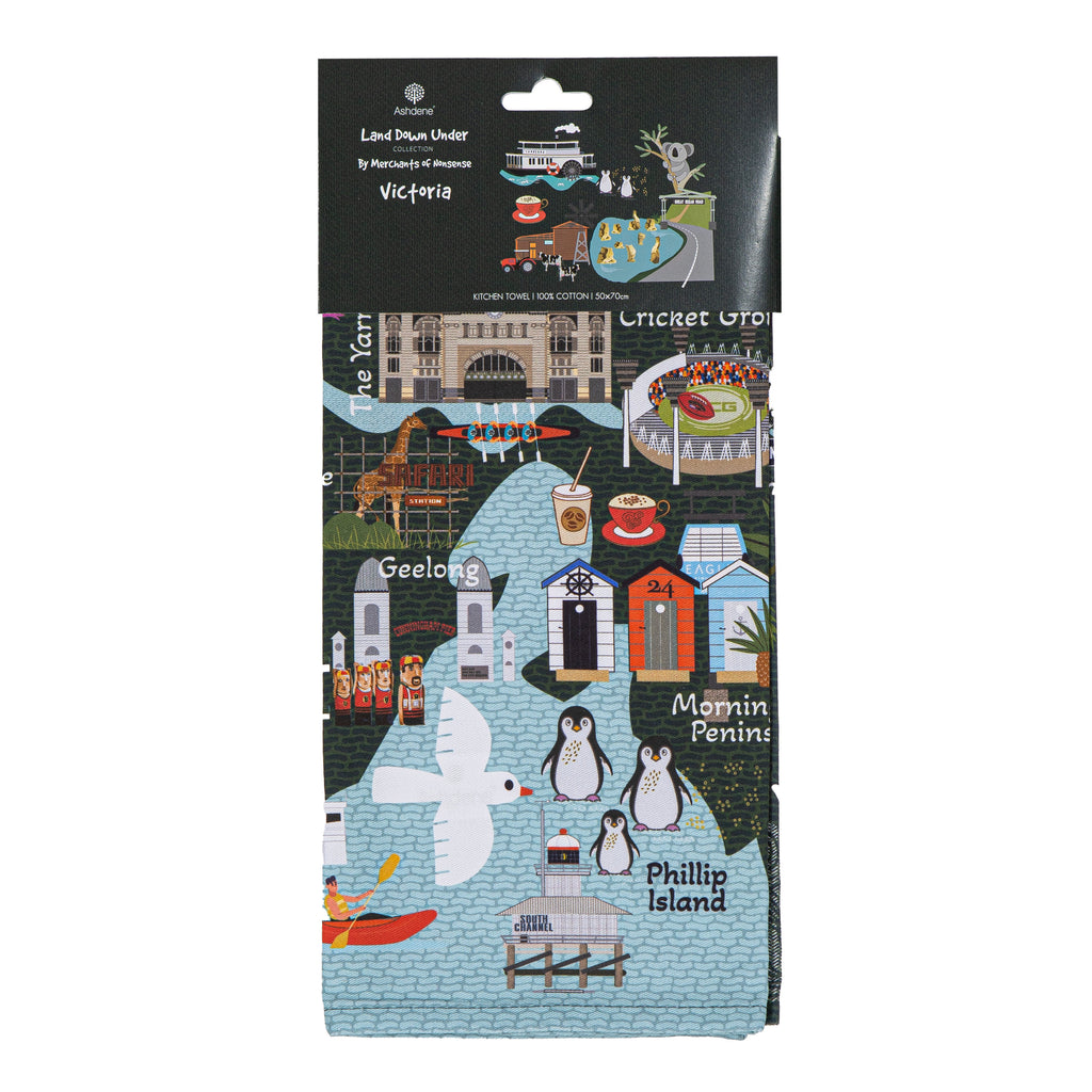 Land Down Under Vic Kitchen Towel