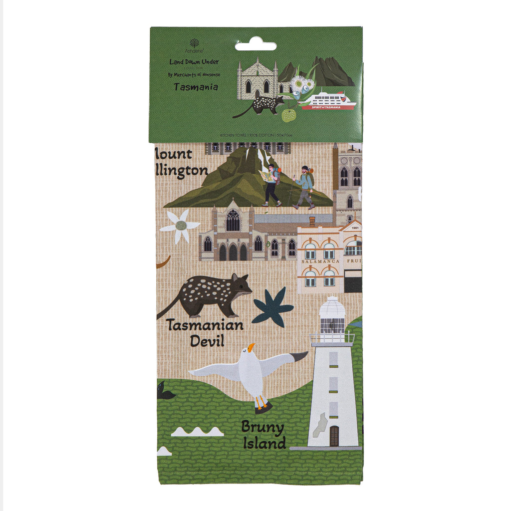 Land Down Under Tas Kitchen Towel