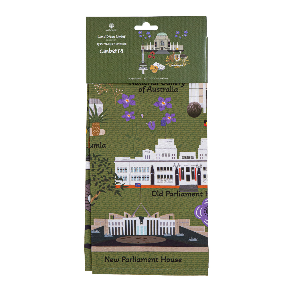 Land Down Under Canberra Kitchen Towel