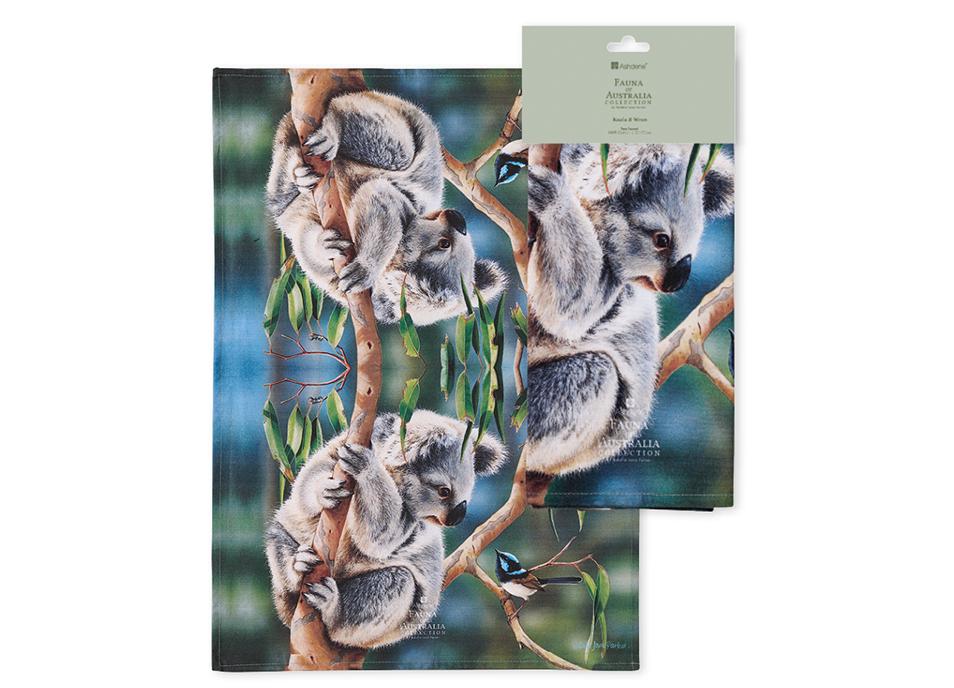 Fauna of Aus Koala & Wren Kitchen Towel product