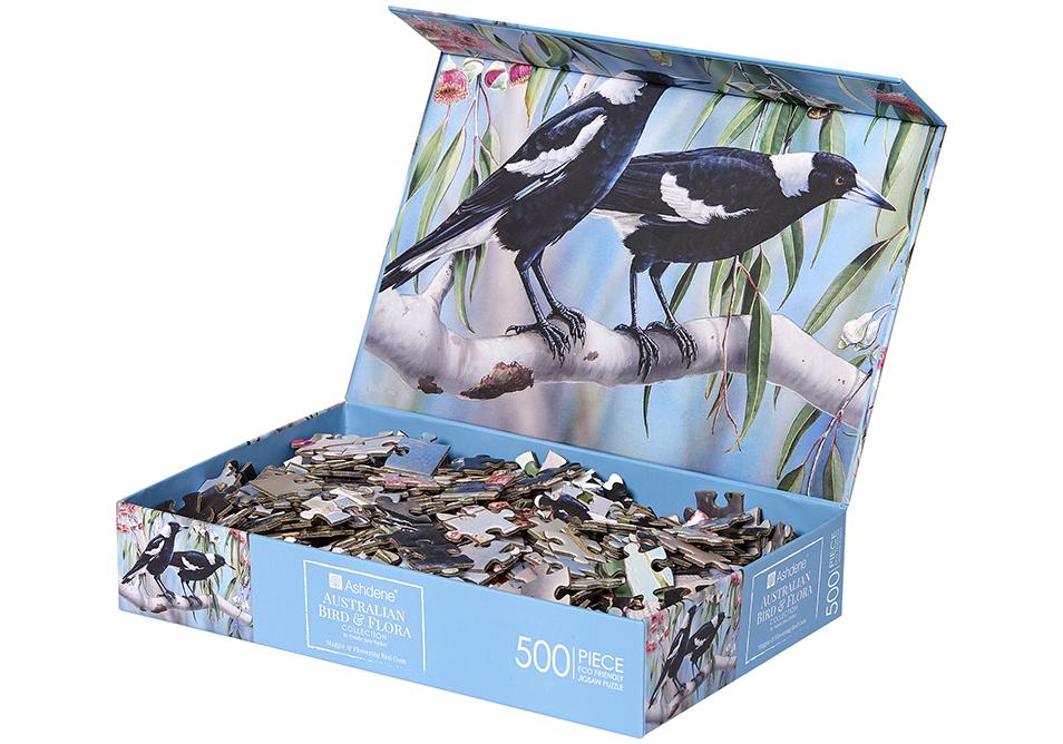 Aus Bird & Flora Magpie 500 Piece Puzzle