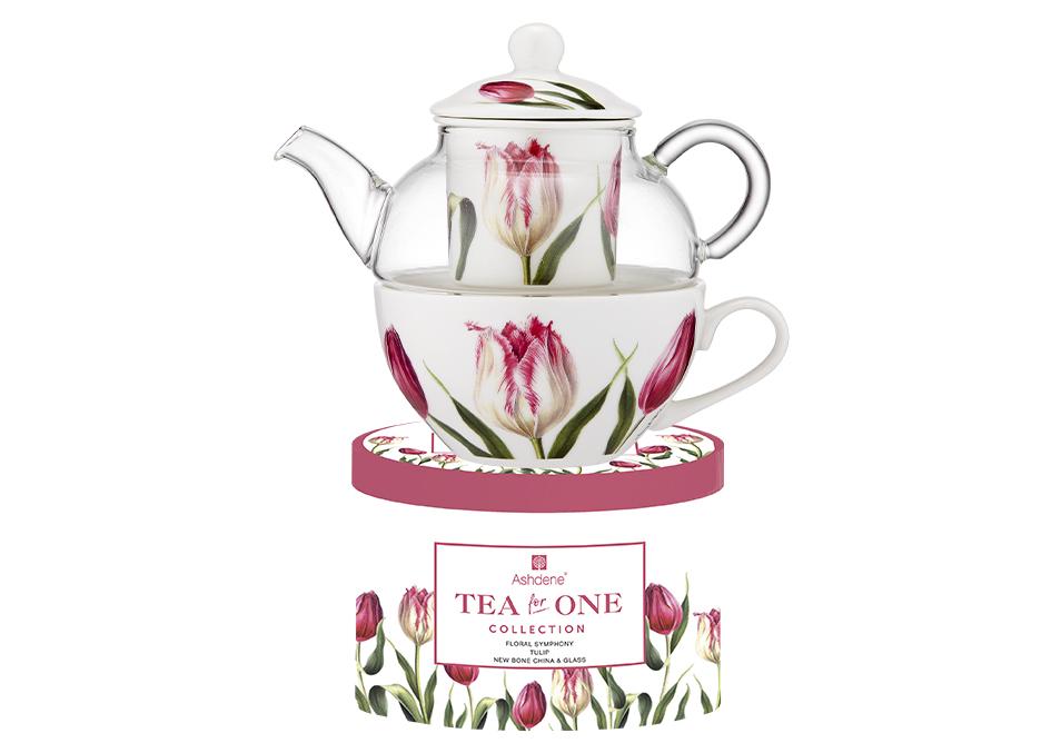 Tulip Floral Symphony Tea For One
