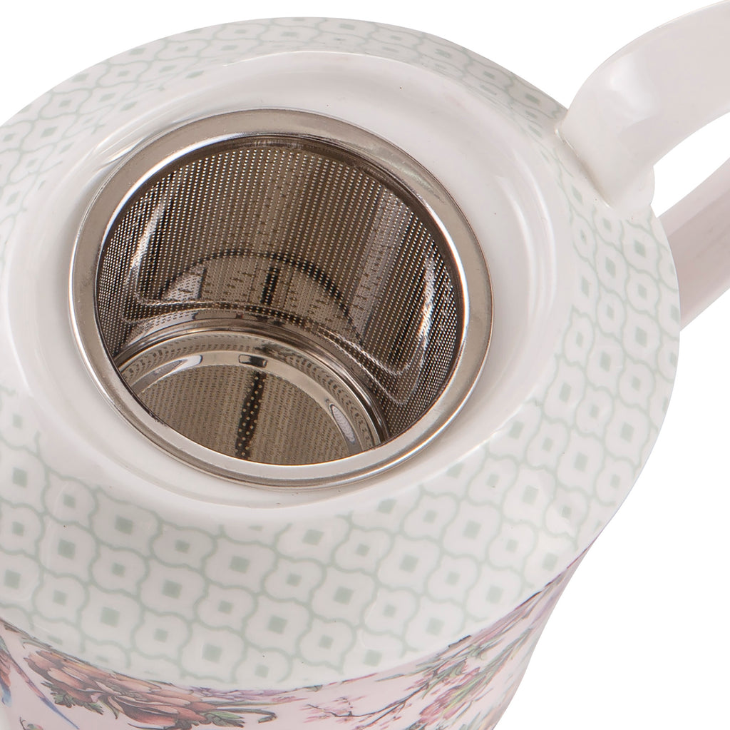 Chinoiserie Infuser Teapot interior