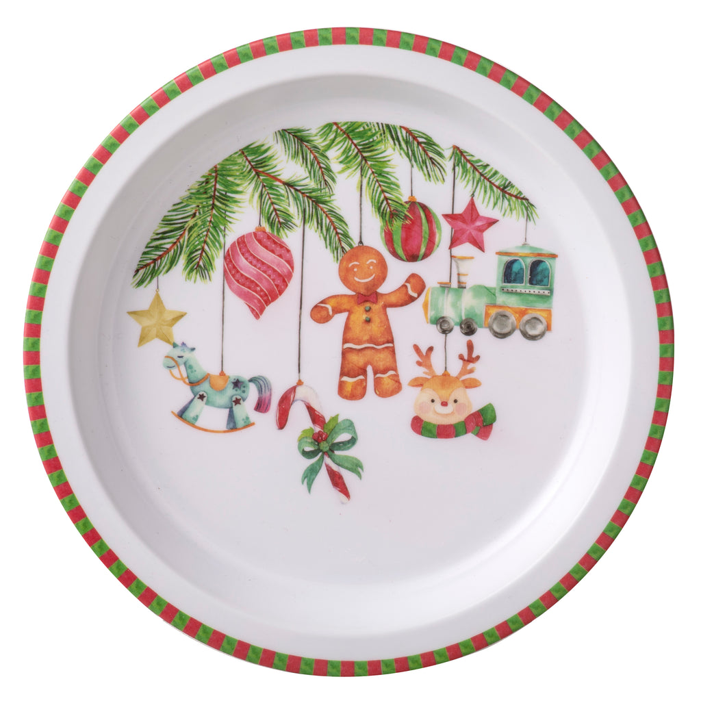 Hanging out for Christmas Kids Dinner Plate