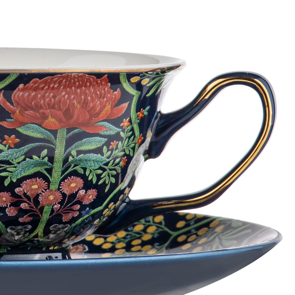 Matilda Cup & Saucer illustrated by artist and textile designer Chris Chun