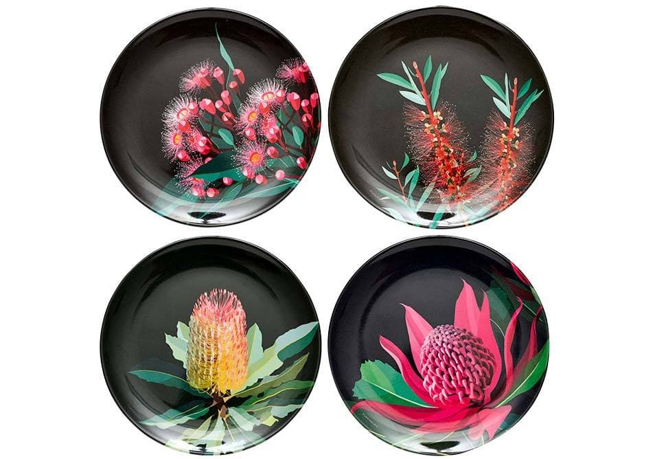 Native Grace Assorted Plate Set Of 4