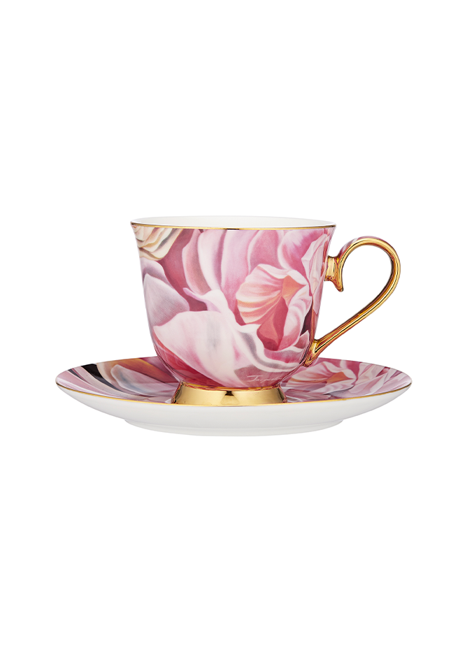 opulent Blooms Cup & Saucer Set