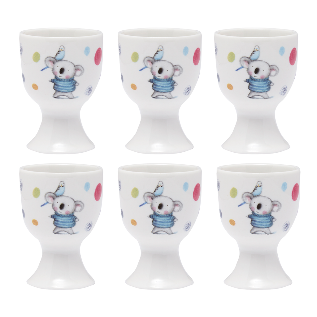 Barney Gumnut & Friends Koala Egg Cup - Set of 6