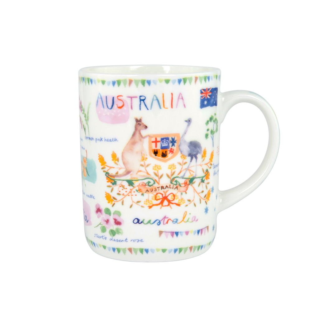 Australia Down Under Can Mug