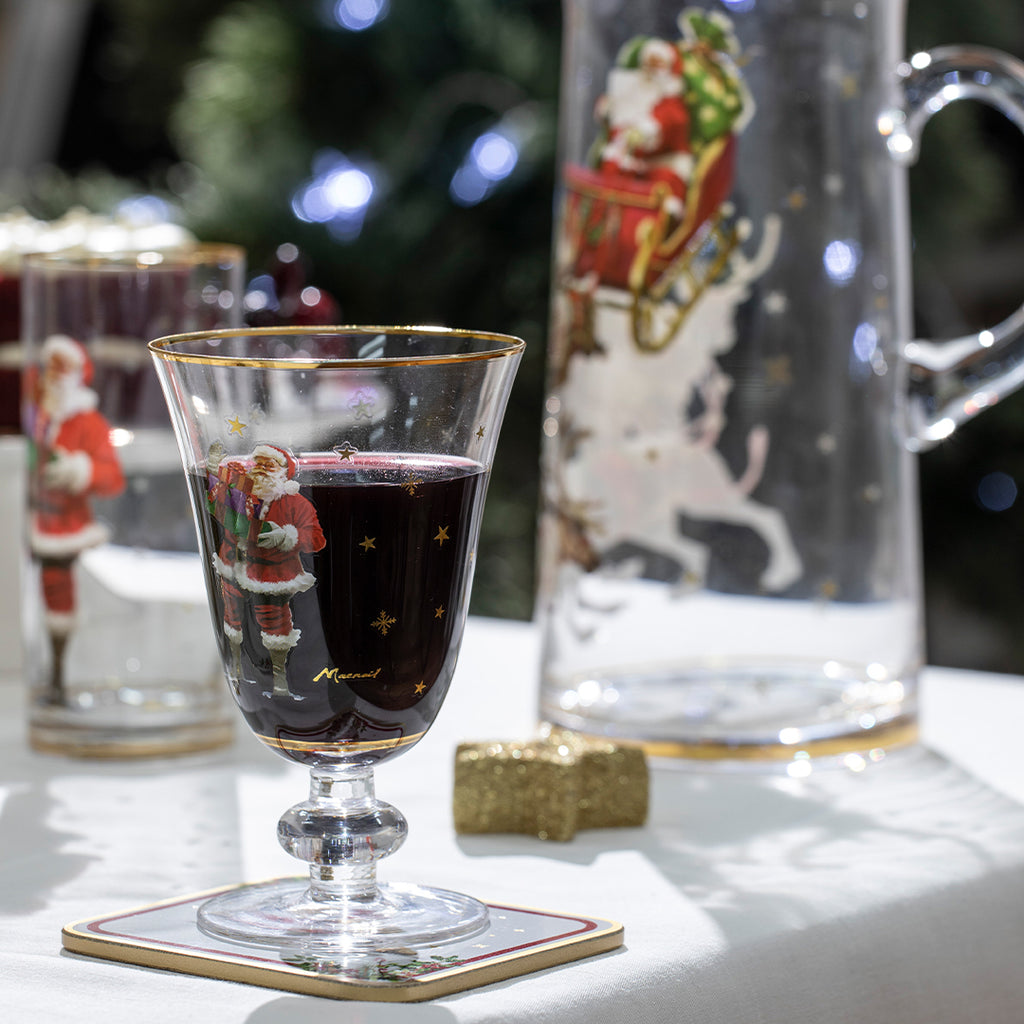 Spirit of Christmas Glass Goblet